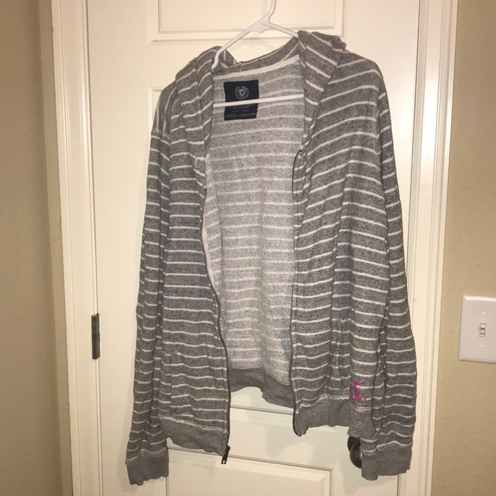 Striped hoodie